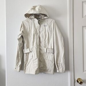 North Face Tomales Bay Jacket in Eggshell White size Medium